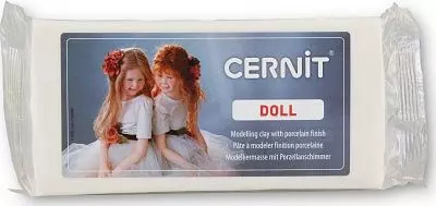 Полимерная глина CERNIT DOLL 500г, белый 010 | Шкатулка идей