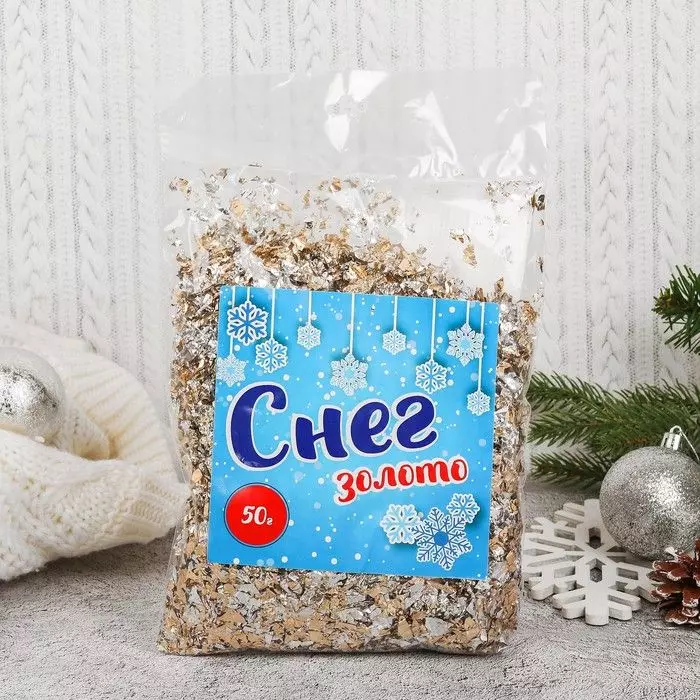 картинка Крошка фольгированная, золото, 50 гр от магазина Техника+