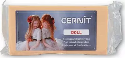 Полимерная глина CERNIT DOLL 500г, миндаль 744 | Шкатулка идей