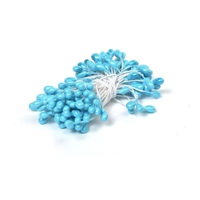 картинка Тычинки для цветов 2 мм, цвет ярко-голубой (400 шт) от магазина Техника+