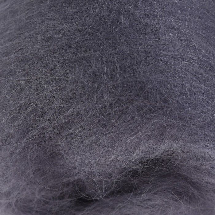 картинка Шерсть для валяния "Кардочес" 100% полутонкая шерсть 100гр (169 серый)   4412773 от магазина Техника+