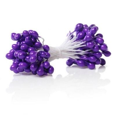 картинка Тычинки для цветов 2 мм, цвет фиолетовый (400 шт) от магазина Техника+