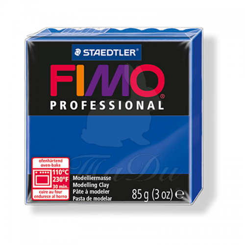 Полимерная глина Fimo Professional, ультрамарин, 85 г. | Шкатулка идей