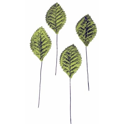 картинка Листочки декоративные 3.2х5 см цв. 1 зеленый (12 шт) от магазина Техника+