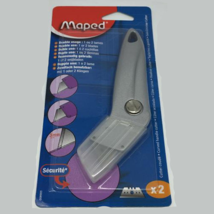 картинка Нож-резак Изогнутый с 2-мя запасными лезвиями от магазина Шкатулка идей