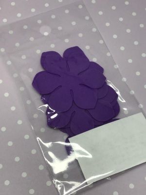 картинка Набор заготовок из фоамирана ЛН-002 50х43 мм, цвет фиолетовый от магазина Техника+