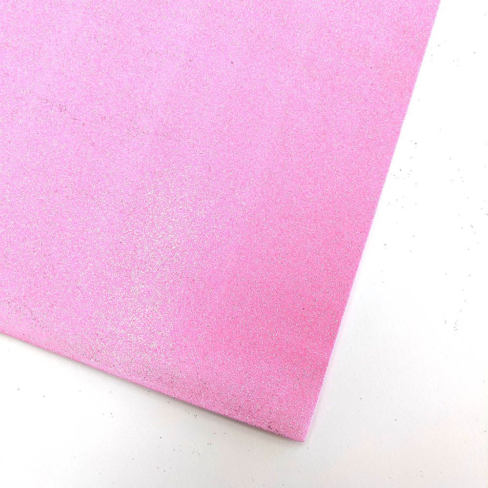 Глиттерный фоамиран Светло-розовый арт.H050 60х70, 2мм (1 шт) | Шкатулка идей