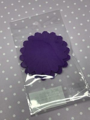 картинка Набор заготовок из фоамирана ЛХ-001 50х50 мм, цвет фиолетовый от магазина Техника+