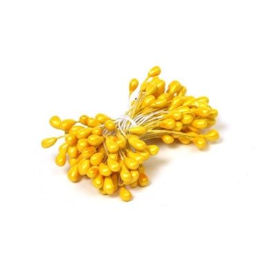 картинка Тычинки для цветов 3 мм, цвет желтый (140 шт) от магазина Техника+