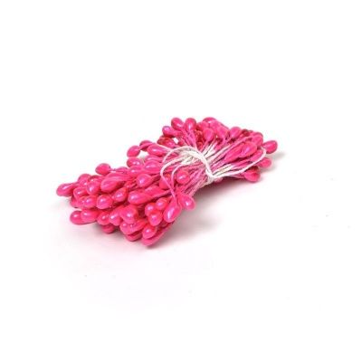 картинка Тычинки для цветов 3 мм, цвет розовый (140 шт) от магазина Техника+