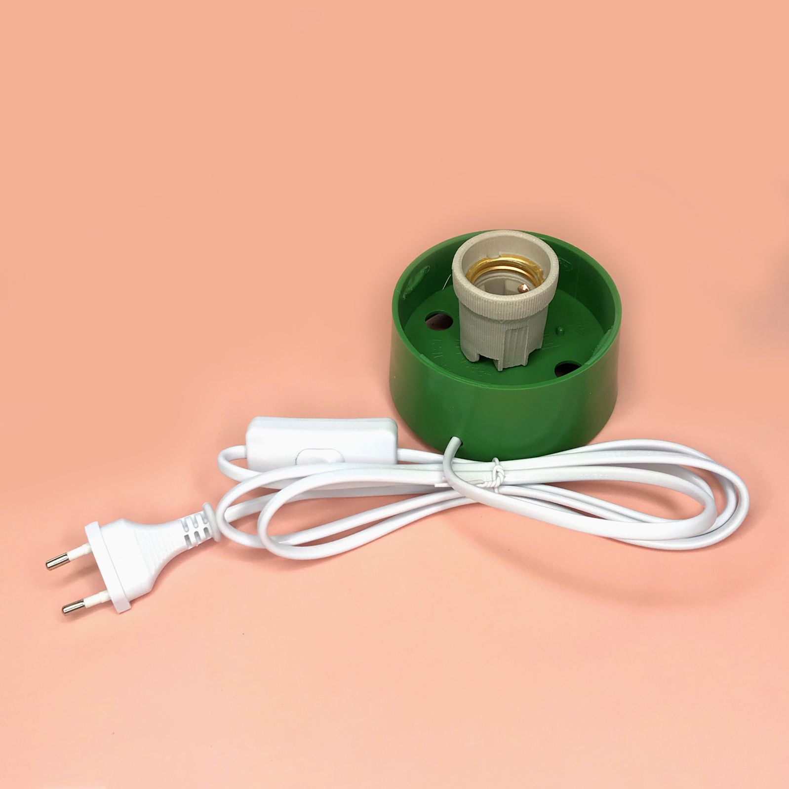 картинка Основание зеленое для настольного светильника под плафон D150 (со шнуром) от магазина Техника+