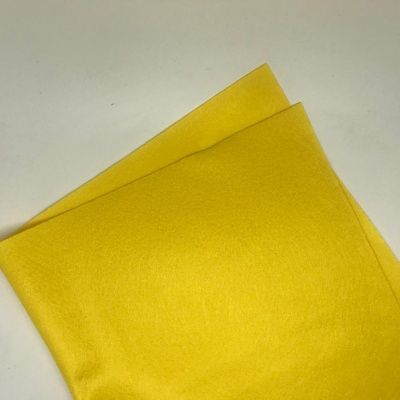 картинка Фетр Skroll 40х60 см, жесткий, толщина 1 мм цвет №016 (yellow) от магазина Техника+