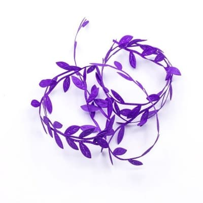 картинка Листочки декоративные цв. фиолетовый (10 м) от магазина Техника+