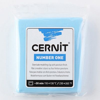 Полимерная глина CERNIT N1 56г, небесно-голубой 214 | Шкатулка идей