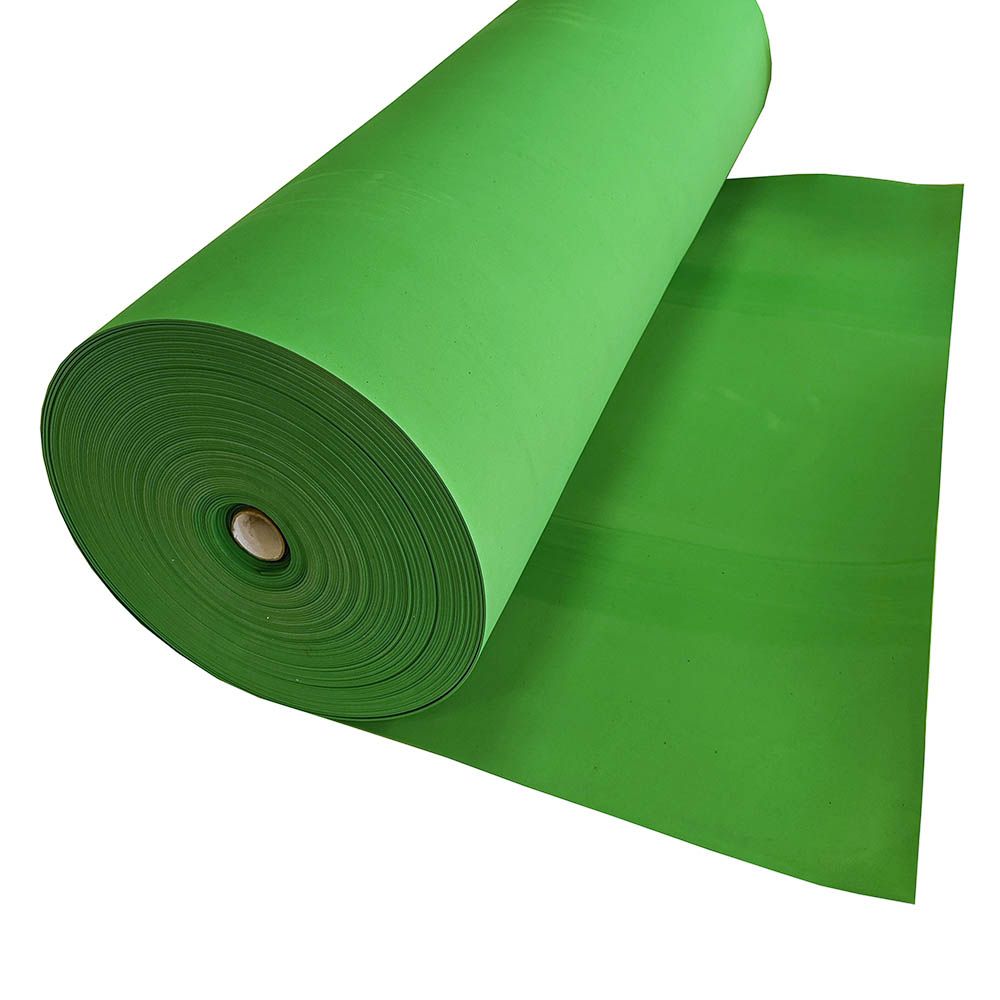Фоамиран рулонный зеленый 2мм (1м.пог.) | Шкатулка идей