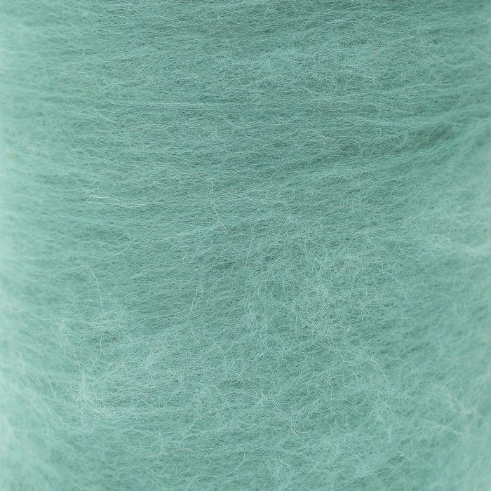 картинка Шерсть для валяния "Кардочес" 100% полутонкая шерсть 200гр (025 мята)   3863626 от магазина Техника+