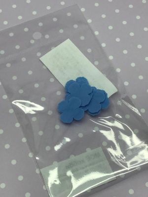картинка Набор заготовок из фоамирана ЛГ-003 25х25 мм, цвет голубой от магазина Техника+