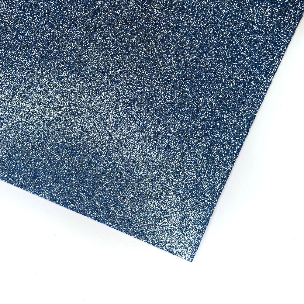 Глиттерный фоамиран Светло-голубой арт.H38 60х70, 2мм (1 шт) | Шкатулка идей
