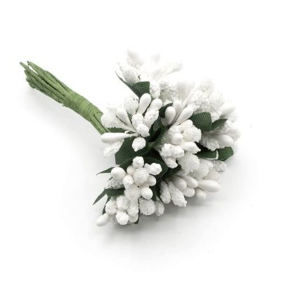 картинка Букетик тычинок для цветов цвет: белый (12 шт) от магазина Техника+
