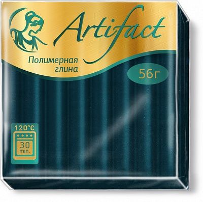 Пластика Artifact (Артефакт) брус 56г классический изумрудный зеленый | Шкатулка идей