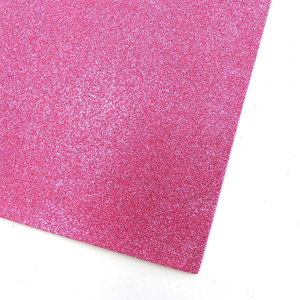Глиттерный фоамиран Розовый 50х50, 2мм арт.008 (1 шт) | Шкатулка идей