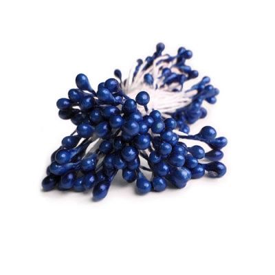 картинка Тычинки для цветов 2 мм, цвет синий (400 шт) от магазина Техника+