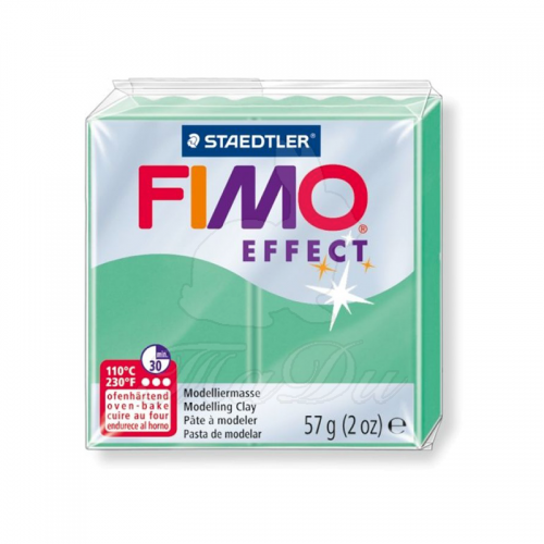 Полимерная глина Fimo Effect, зеленый нефрит, 57 г. | Шкатулка идей