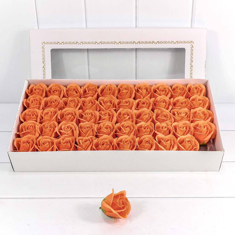 картинка Роза из мыла апельсиновая 5,5х4см  от магазина Техника+