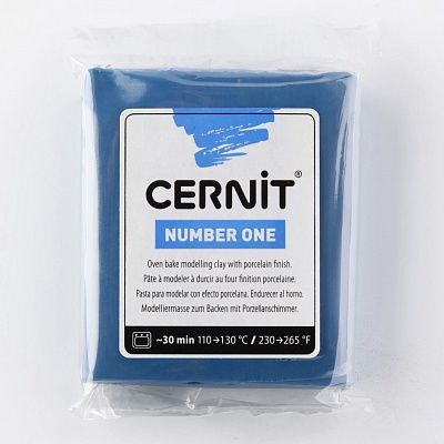 Полимерная глина CERNIT N1 56г, темно-синий 246 | Шкатулка идей