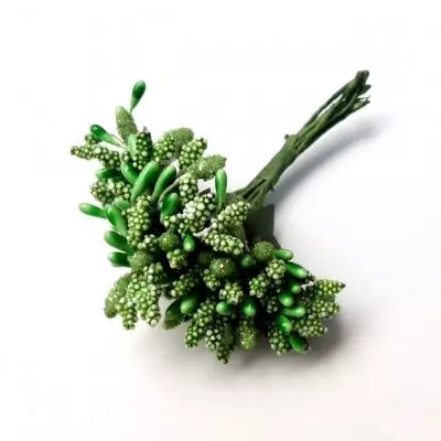 картинка Букетик тычинок для цветов цвет: зеленый (12 шт) от магазина Техника+