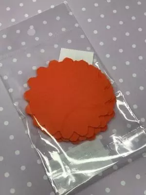 картинка Набор заготовок из фоамирана ЛХ-001 50х50 мм, цвет оранжевый от магазина Техника+