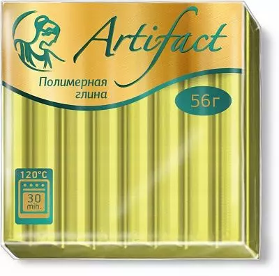 Пластика Artifact (Артефакт) 56г, флуоресцентный лимонный | Шкатулка идей