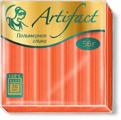 Пластика Artifact (Артефакт) брус 56г классический оранжевый | Шкатулка идей